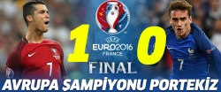 Portekiz Avrupa Şampiyonu..