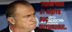 Fatih Terim'den 21 kişiye suç duyurusu!