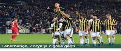 Fenerbahçe, Zorya'yı 2 golle geçti