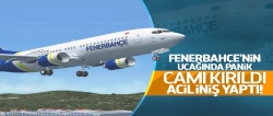Fenerbahçe'nin uçağında panik! 