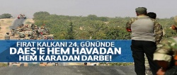 DAEŞ'e hem havadan hem karadan darbe!