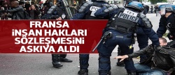 Fransa insan haklarını 3.kez askıya aldı