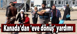 Kanada'dan Irak ve Suriye halkına 'eve dönüş' yardımı..