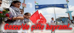 Gazze'de yüzler gülüyor..