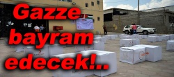 Gazze'ye 11 bin tonluk gıda yardımı yola çıkıyor