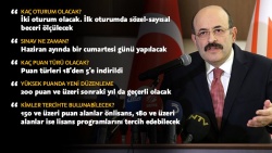 İşte yeni üniversiteye giriş sistemi...