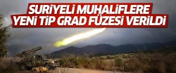 Suriyeli muhaliflere yeni tip Grad füzesi verildi