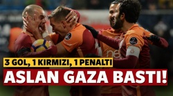 Aslan gaza bastı! Fırsatı harcamadı!