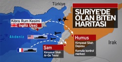 Suriye'ye harekatın haritaları..