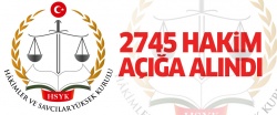 HSYK: 2 bin 745 hakimi açığa aldı