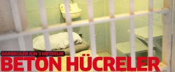 Darbeciler için 3 metrekarelik beton tabutlar..