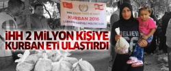 İHH 43 bin 155 hisse kurbanı 2 milyona yakın kişiye ulaştırdı