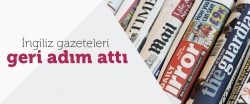 İngiliz gazetesinden 'geri adım'..