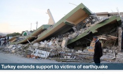 Turkey extends support to victims of earthquake
