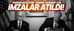ABD'den İsrail'e askeri yardımın imzaları atıldı