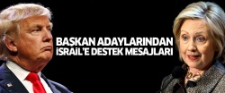 ABD başkan adaylarından İsrail'e destek mesajları