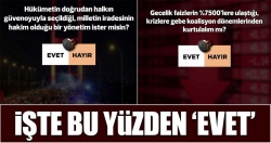 İşte bu yüzden 'EVET'	