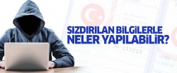 Sızdırılan bilgilerle neler yapılabilir?