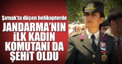 Jandarma'nın ilk kadın komutanı da şehit oldu...