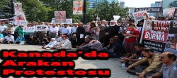 Kanada’da Arakan protestosu