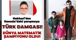 Hakkari'den Kanada'daki yarışmaya Türk Damgası!