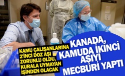 Kanada'da kamu çalışanları için iki doz aşı zorunlu oldu