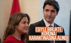 Trudeau ve eşi Sophie karantina altında...