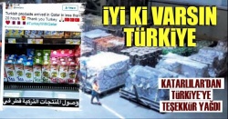 Halk Katar'a sahip çıktı!.. Teşekkürler Türkiye...