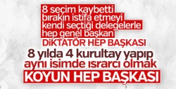 CHP'de Kemal hep Genel Başkan...