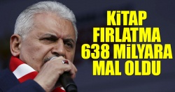 Kitap fırlatma 638 milyara mal oldu