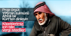 'Teröristler köpeğim için bile haraç istediler'