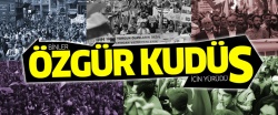 Binlerce yürek Özgür Kudüs için haykırdı..
