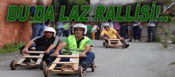 Tahta arabalarla Laz Rallisi..