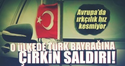 Makedonya'da Türk bayrağına saldırı girişimi!..