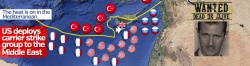 US deploys carrier strike group to Mediterranean