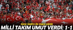 Milli Takım Hırvatistan'dan puan kopardı: 1-1
