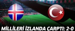 Millileri İzlanda çarptı: 2-0