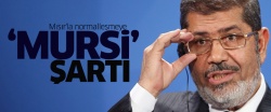 Mısır'la normalleşmenin şartı: 'Mursi' 