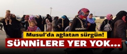Musul'da ağlatan sürgün! Sünnilere yer yok...
