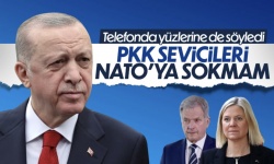 Erdoğan: ''PKK sevicileri NATO'ya sokmam''