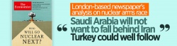 World facing upsurge of nuclear proliferation, says Economist
