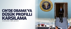 Obama'ya Çin’de düşük profilli karşılama