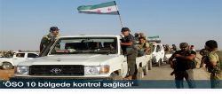 TSK: ÖSO 10 bölgede kontrol sağladı