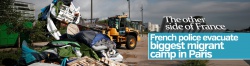 French police evacuate biggest migrant camp in Paris