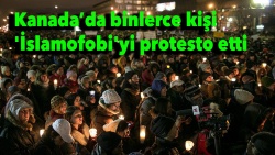 Kanada’da binlerce kişi 'İslamofobi'yi protesto etti..
