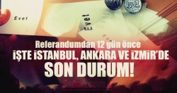 Referanduma 12 gün kala 3 büyükşehir anketi..