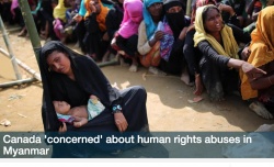 Canada 'concerned' about human rights abuses in Myanmar