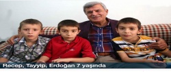 Recep, Tayyip, Erdoğan 7 yaşında...