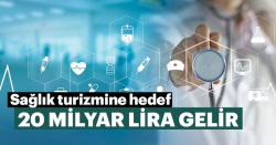 Sağlık turizminde hedef 1 milyon turist 20 milyar lira gelir!..