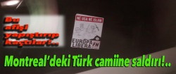 Montreal'deki Dorval Camii'ne saldırı..